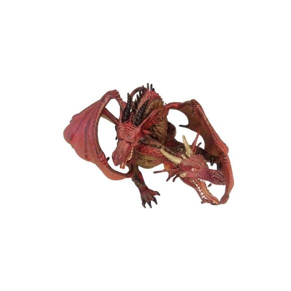 2005 Papo Two-Headed Red Dragon - Picture 1 of 5